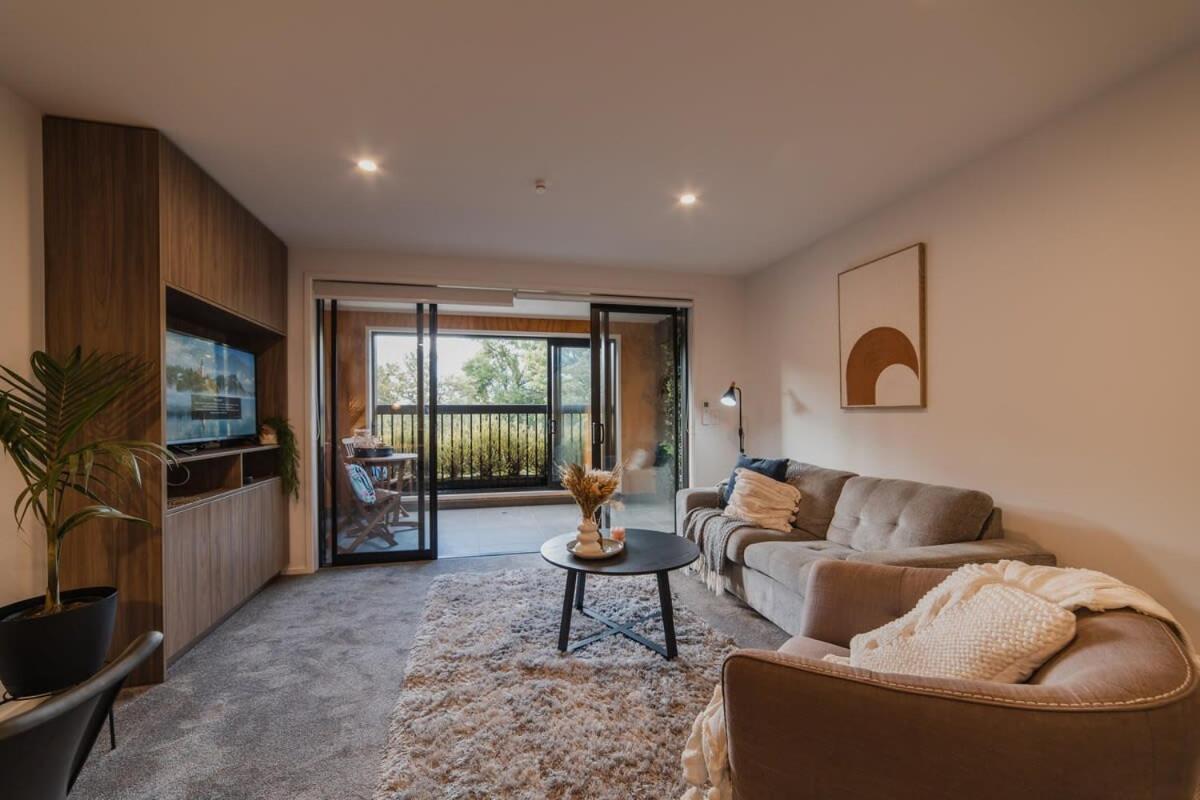 The Hagley Park Stunna Lägenhet Christchurch Exteriör bild